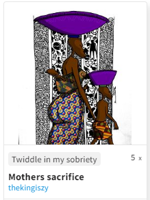 A Mother's Sacrifice Painting