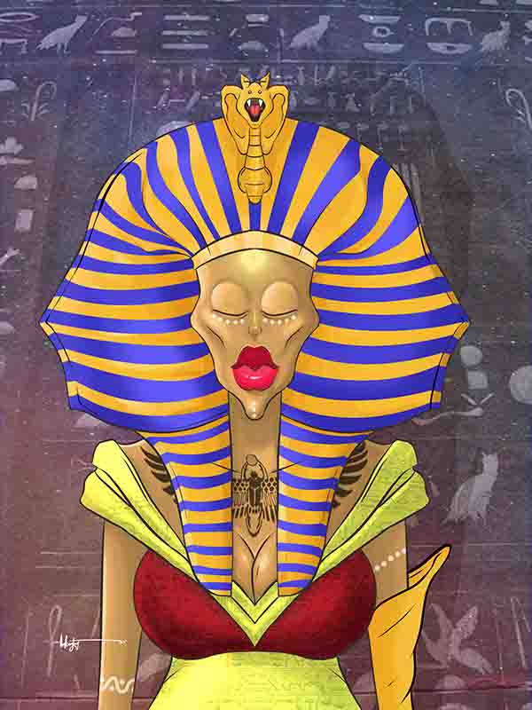 Cleopatra NFT Cleopatra painting by Thekingiszy